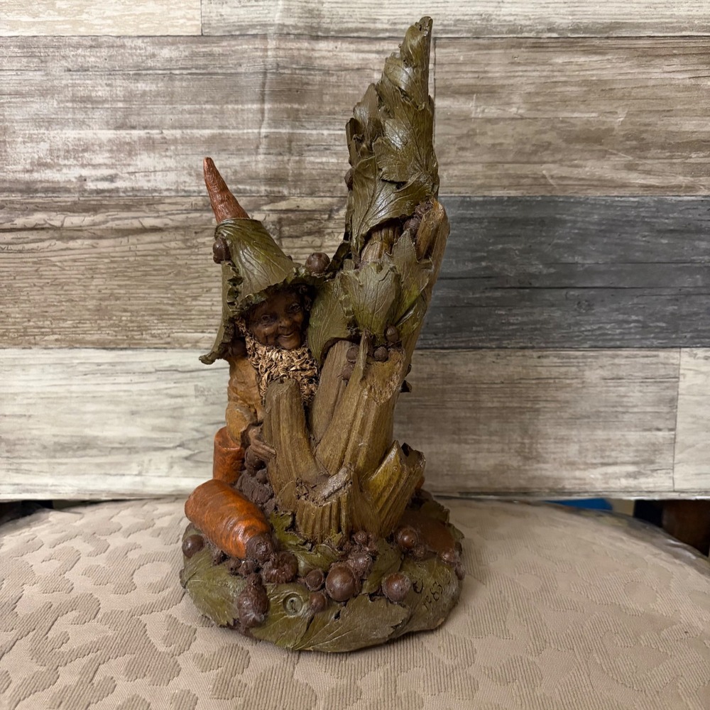 Tom Clark Stu Gnome Figurine 1983 Cairn Studio Vintage Resin Sculpture 9.5"